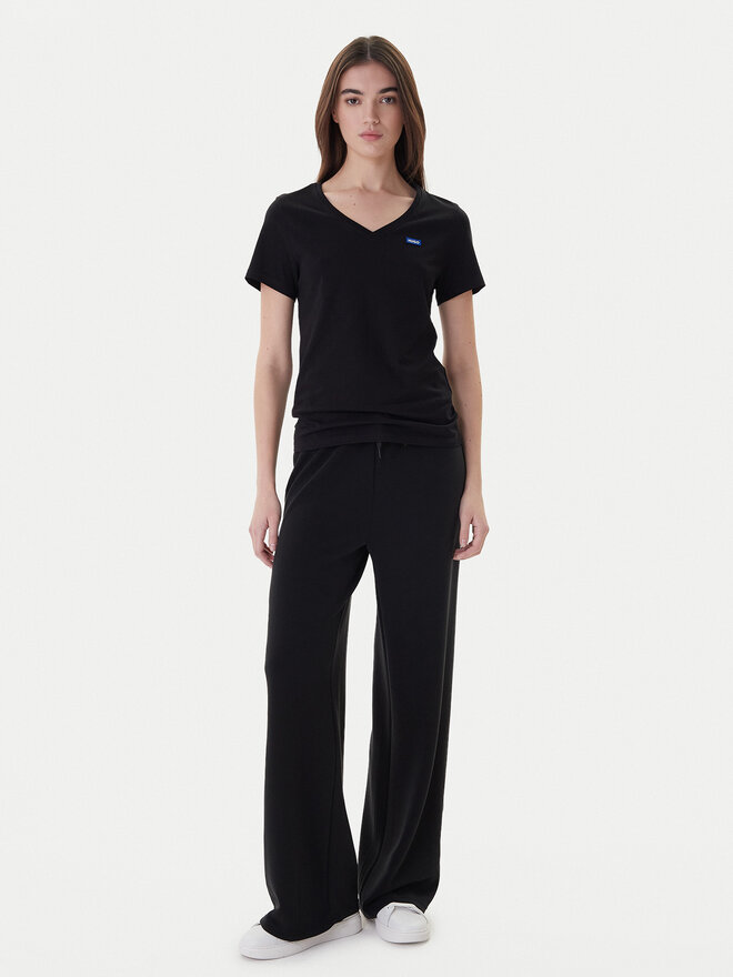 HUGO HUGO Футболка Classic 50513667 Чорний Slim Fit