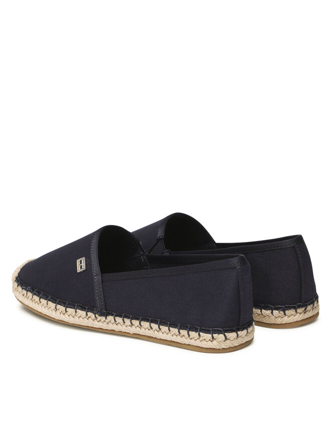Tommy Hilfiger Espadrilles Tommy Hilfiger Essential Espadrille FW0FW07458 Dunkelblau
