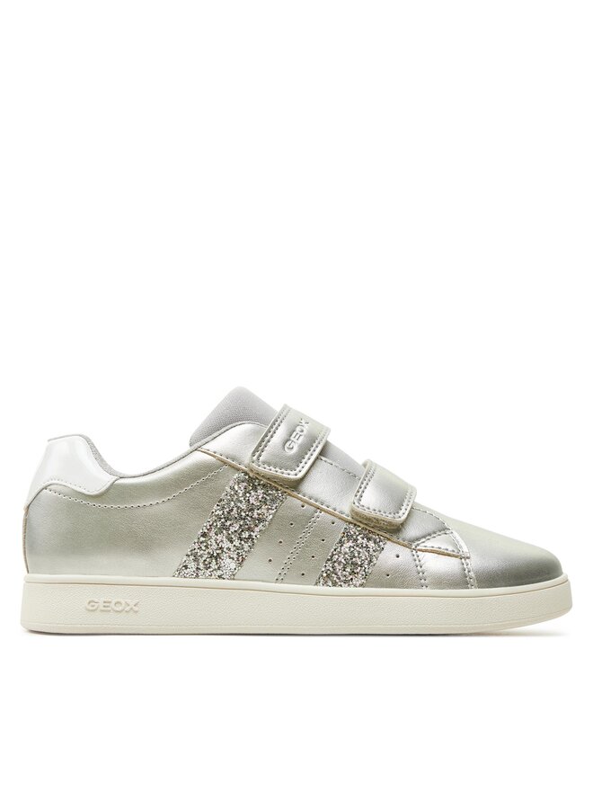 Geox Sneakersy Geox J Eclyper Girl J45LRA 000NF C1007 D Srebrny