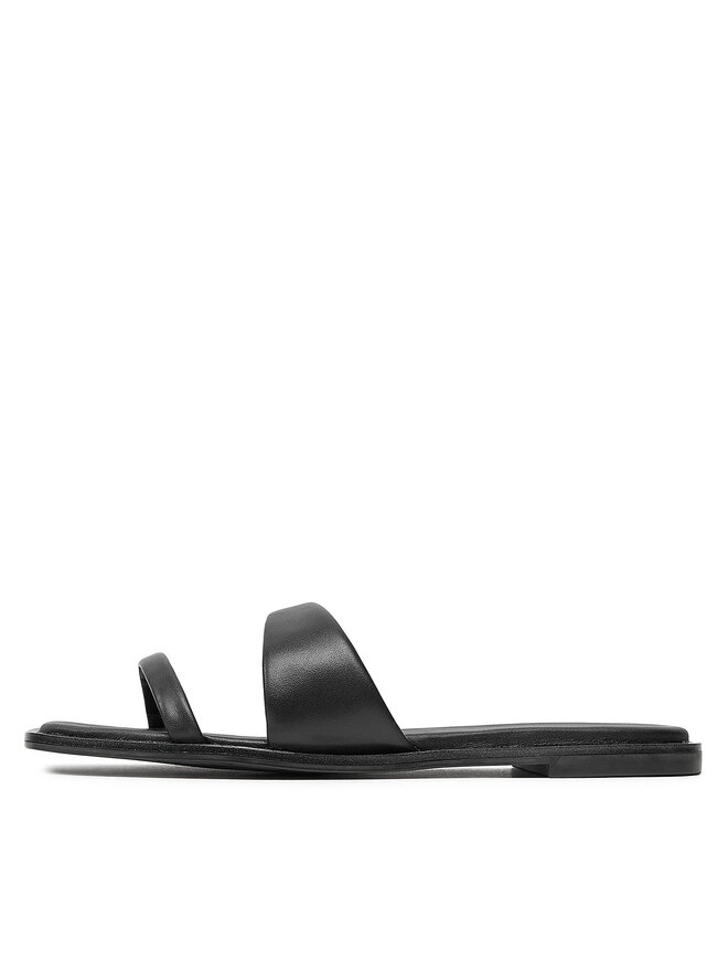 Flat slide mules top