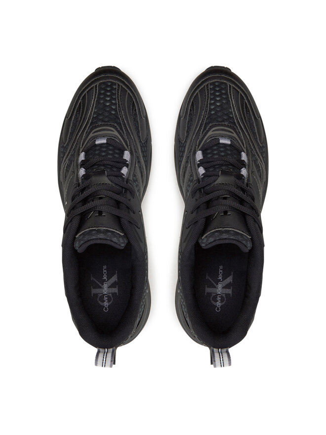 Calvin Klein Jeans Laisvalaikio batai Calvin Klein Jeans Retro Tennis Low Mix Ml Met YM0YM00931 Juoda