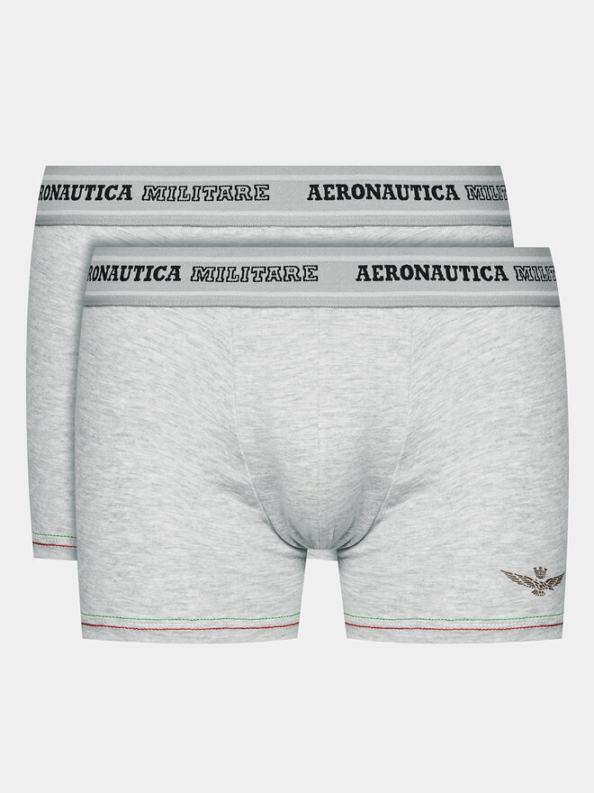 Aeronautica Militare Aeronautica Militare 2er-Set Boxershorts AM1UBX003 Grau