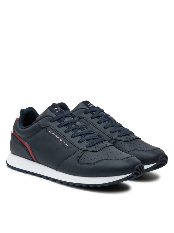 Tommy Hilfiger Снікерcи Tommy Hilfiger New Runner Eva Mix Lth Flag FM0FM05453 Cиній