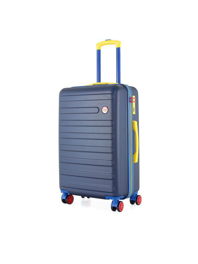 Semi Line Μεσαία Βαλίτσα Semi Line T5847-2 Σκούρο μπλε