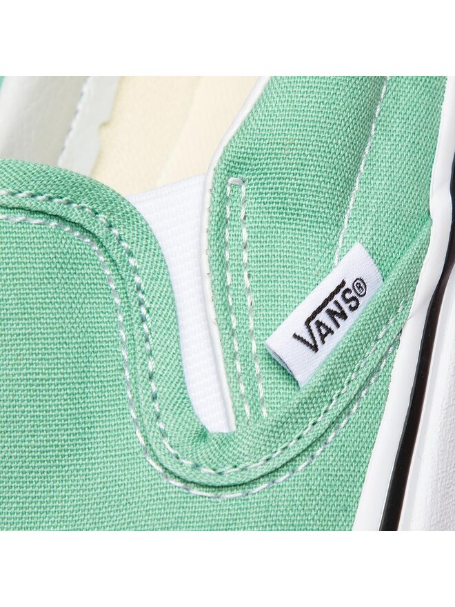 Vans neptune green slip on outlet