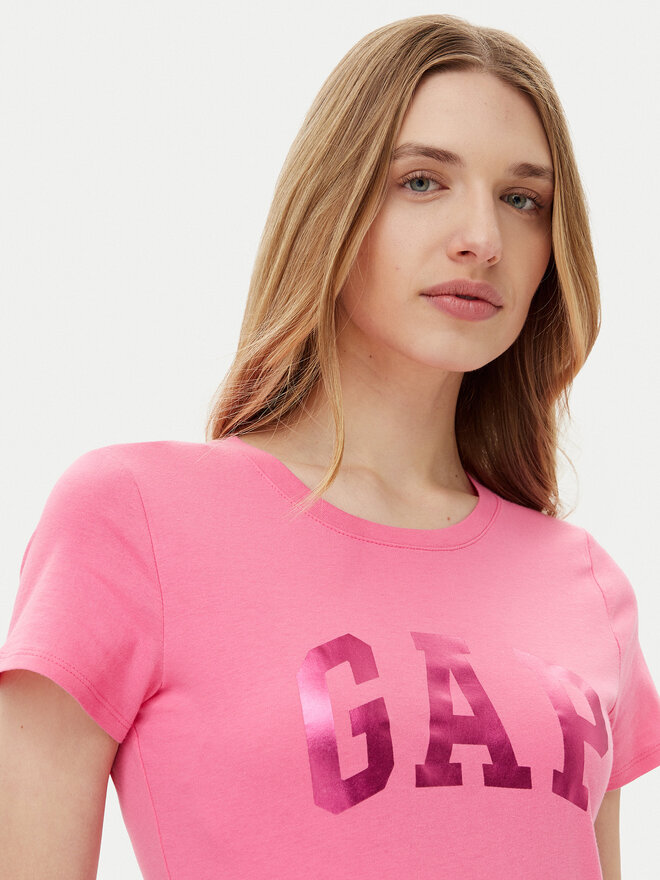 Gap Gap Camiseta 776775-04 Rosa Regular Fit