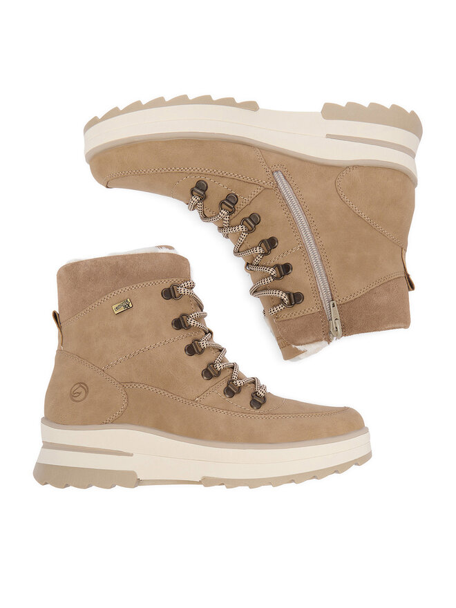Remonte Schnürschuhe Remonte CEO-D2B74-20 Beige