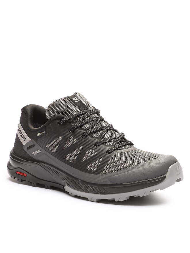 Salomon Trekingová obuv Salomon Outrise Gtx W GORE-TEX L47142600 Čierna