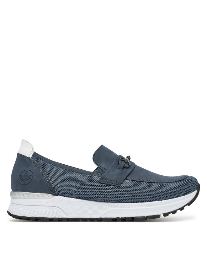 Rieker Pantofi Rieker N7455-14 Bleumarin