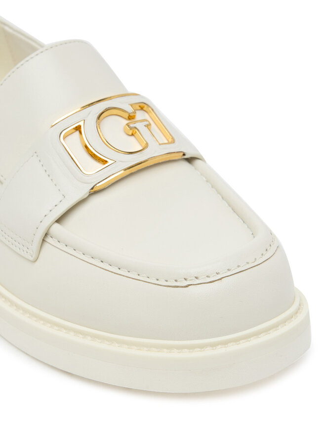 Guess Loaferice Guess FLPSHU LEA14 Écru