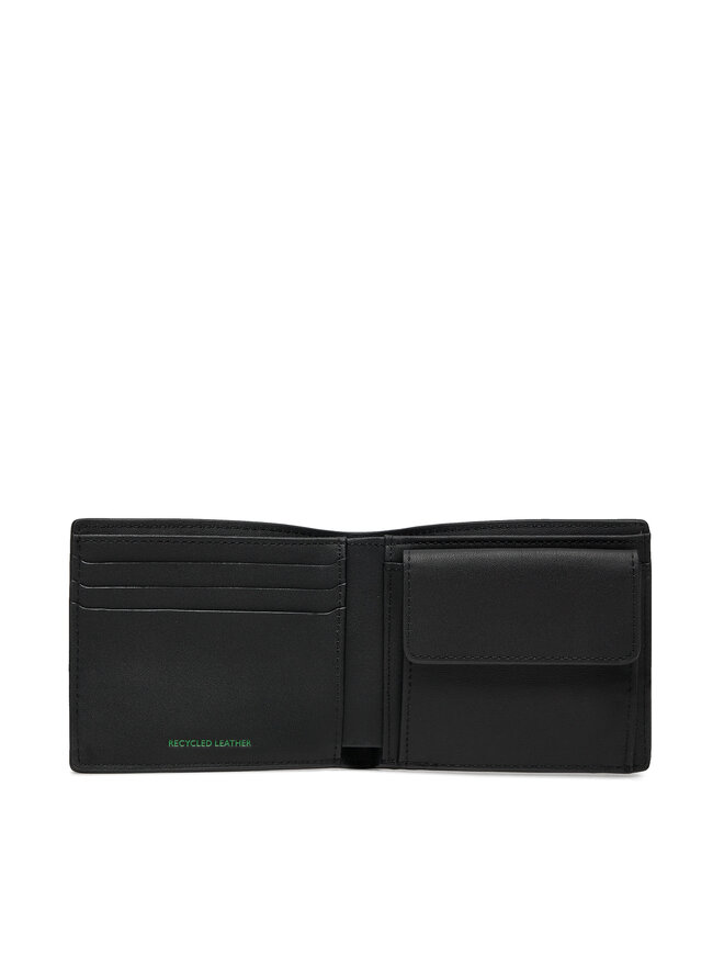 Tommy Jeans Голям мъжки портфейл Tommy Jeans Tjm Archive Leather Cc Coin AM0AM12441 Черен