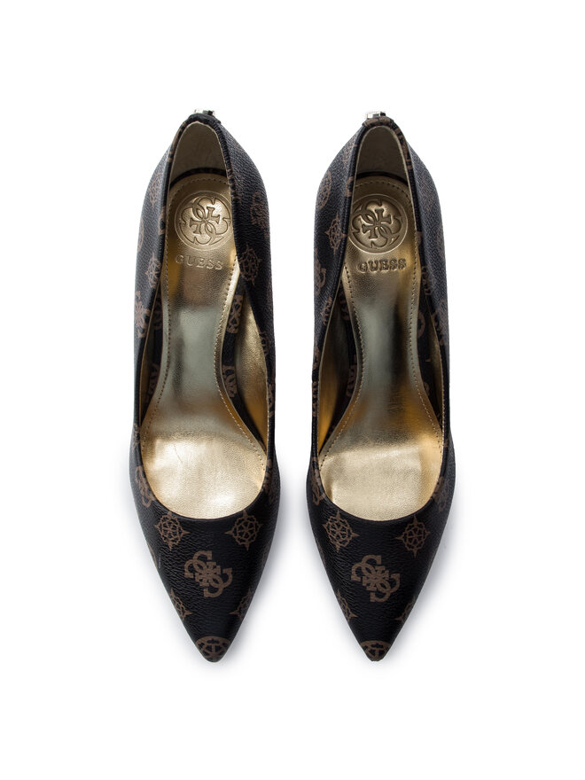 Guess Szpilki Guess Bennie13 FL7B13 FAL08 Brązowy