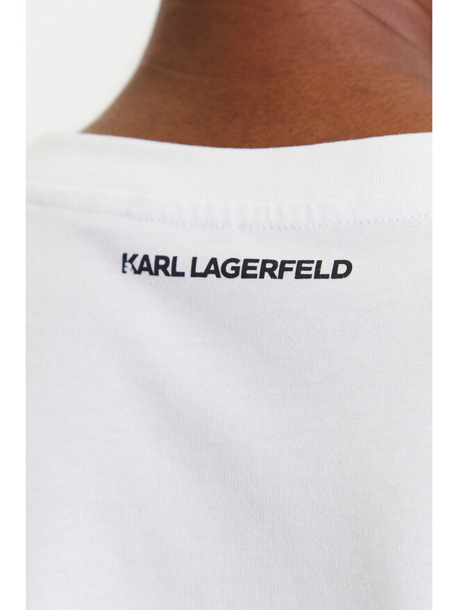 KARL LAGERFELD KARL LAGERFELD Camiseta A3W17104 Blanco Regular Fit