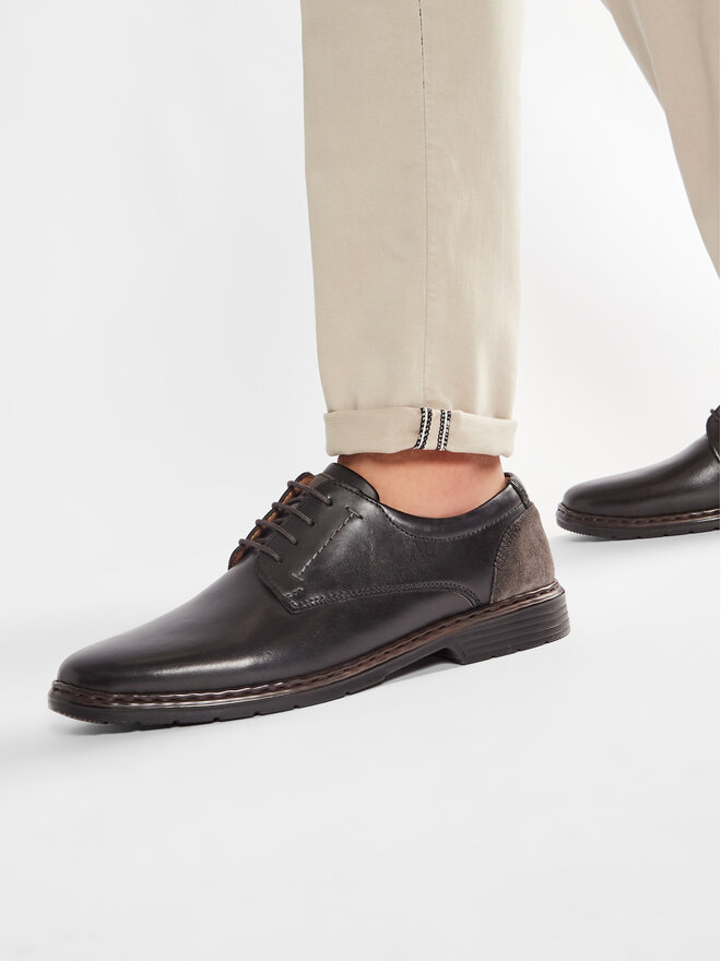 Josef Seibel Półbuty Josef Seibel Alastair 01 42801 860 100 Czarny