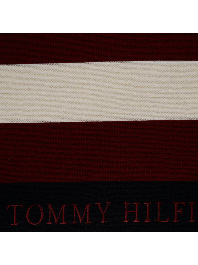Tommy Hilfiger Sál Tommy Hilfiger Prep Raschelle Scarf AM0AM10367 Bordó