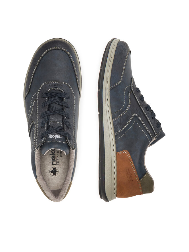 Rieker Sneakersy Rieker 17304-14 Tmavomodrá