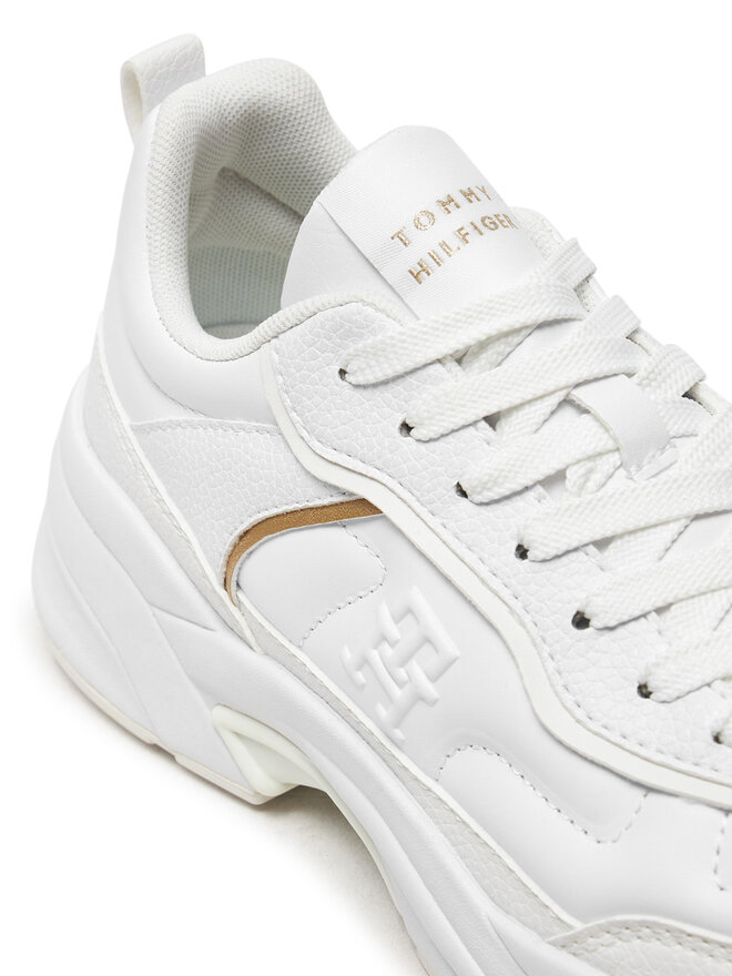 Tommy Hilfiger Sneakers Tommy Hilfiger Chunky Dressy Runner FW0FW08346 Alb