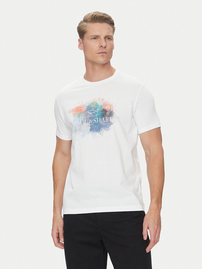 Paul&Shark Paul&Shark Camiseta 25411095 Blanco Regular Fit