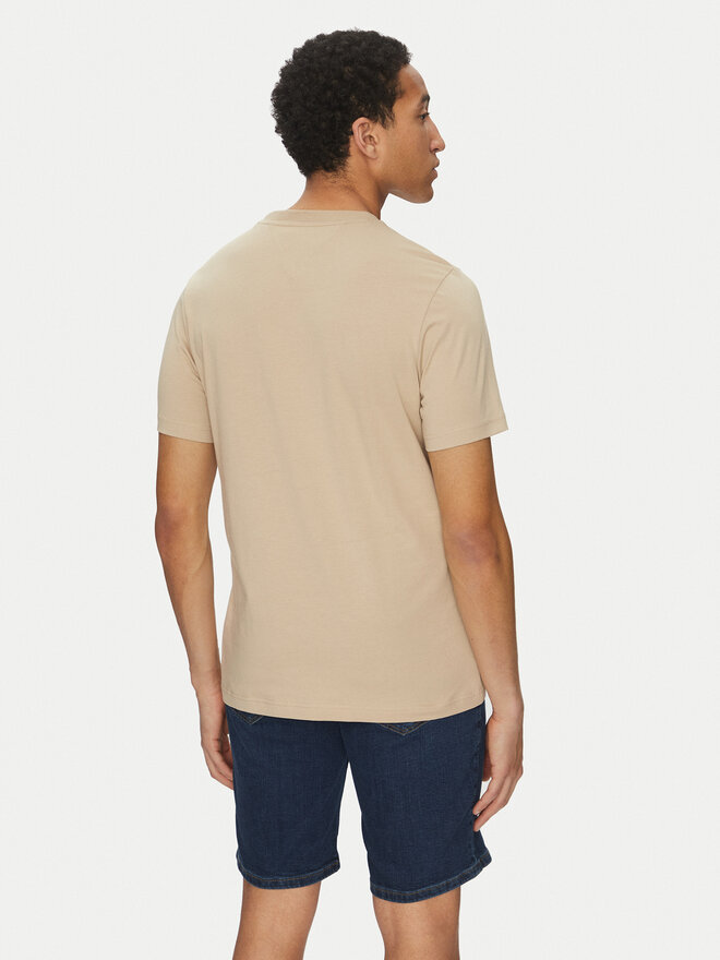 Tommy Hilfiger Tommy Hilfiger Футболка Flag Box MW0MW38636 Бежевий Regular Fit
