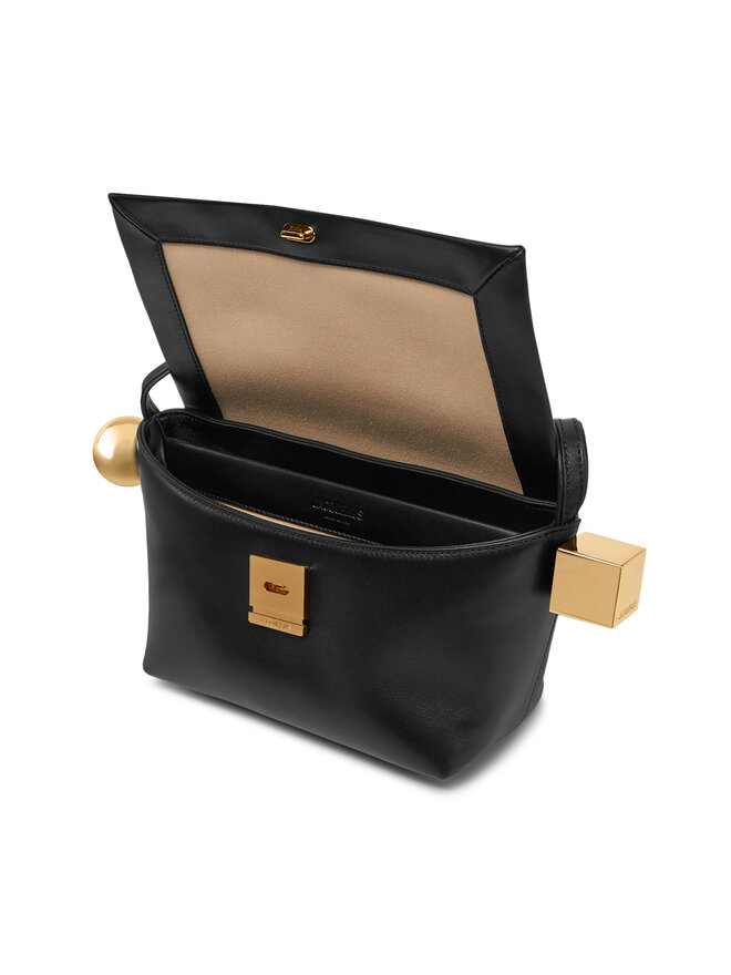 JACQUEMUS Ročna torba JACQUEMUS Le Rond Carre 24H243BA383-3171 Črna