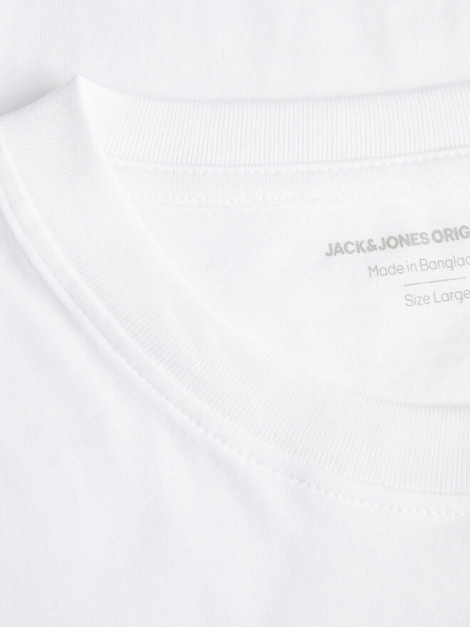 Jack&Jones Jack&Jones Marškinėliai Seven Skull 12262491 Balta Regular Fit