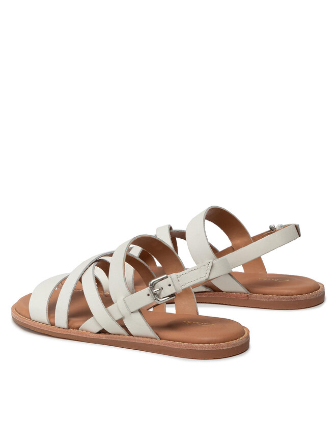 Clarks Basutės Clarks Karsea Sun 261660284 Balta