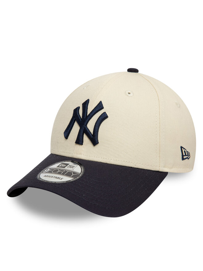 New Era Czapka z daszkiem New Era Colourblock 9Forty New York Yankees 60595215 Beżowy