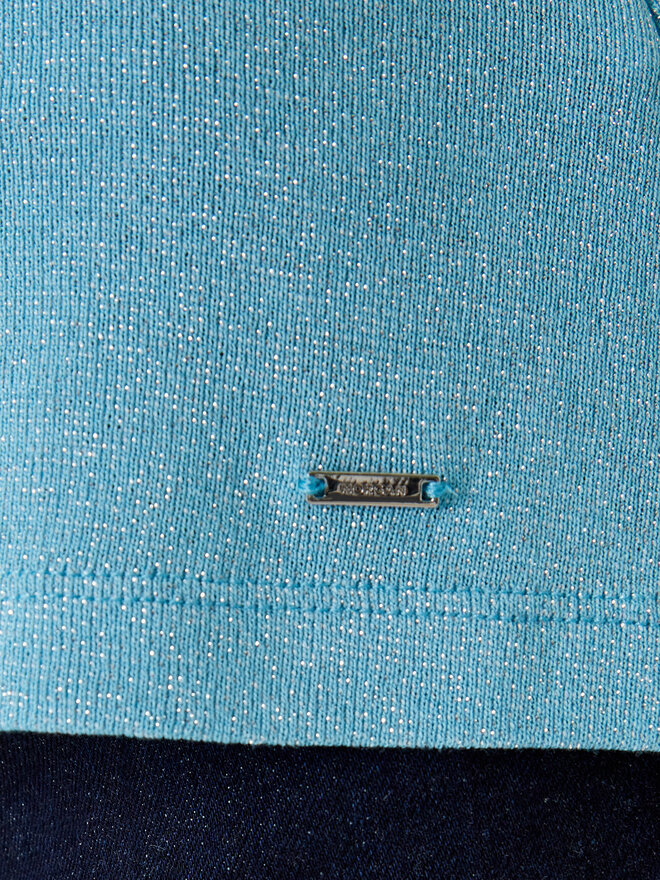 Morgan Morgan Felső 251-DIDONI Türkizkék Slim Fit
