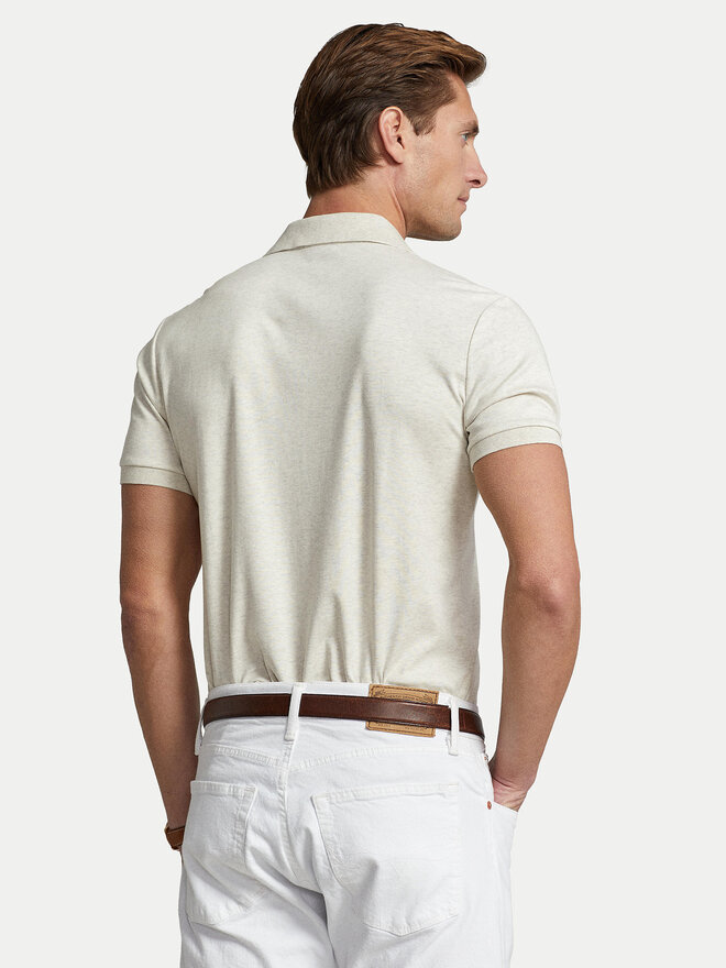 Polo Ralph Lauren Polo Ralph Lauren Poloshirt 710713130002 Écru Custom Slim Fit