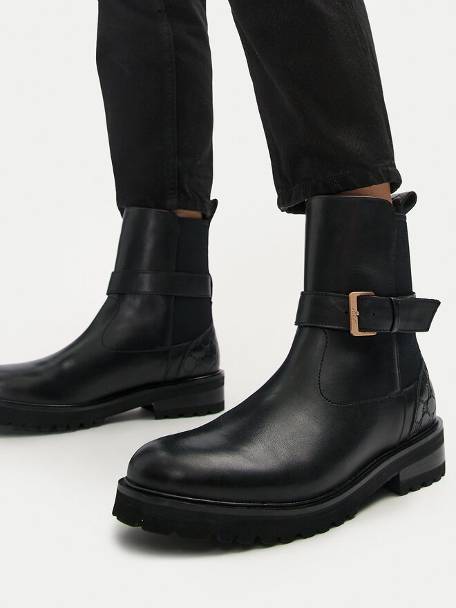 JOOP! Bokacsizma JOOP! Chelsea 4140007699 Fekete