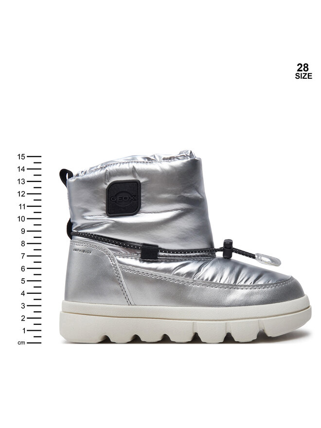 Geox Botas de nieve Geox J WILLABOOM GIRL B A J46HWE 0LVNF C0474 M Plata