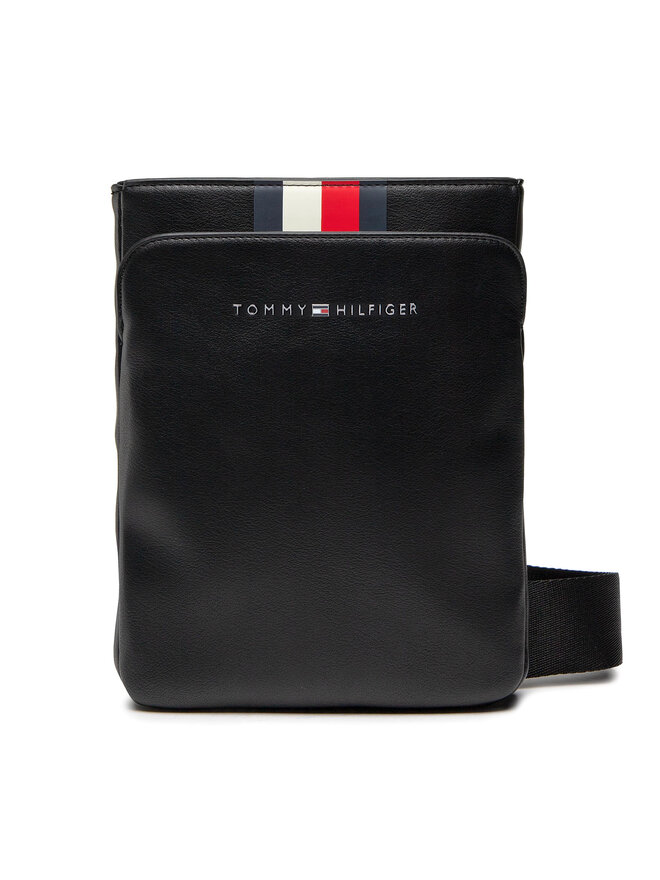 Tommy Hilfiger Geantă crossover Tommy Hilfiger Midtown Pu Mini Crossover AM0AM09546 Negru