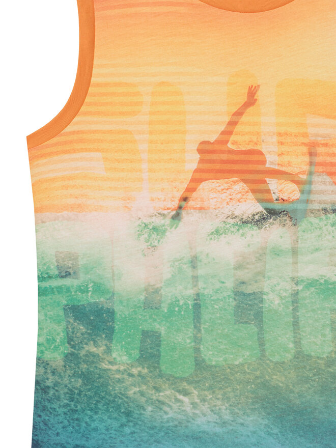 United Colors Of Benetton United Colors Of Benetton Tank-Top 3RD0CH020 Orange Regular Fit