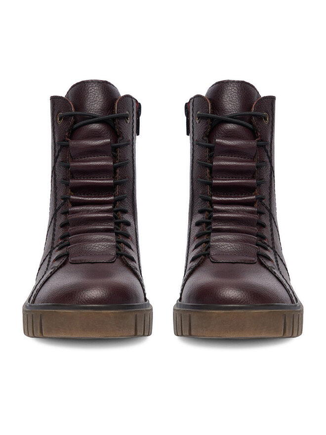 Rieker Schnürschuhe Rieker Y3421-35 Dunkelrot