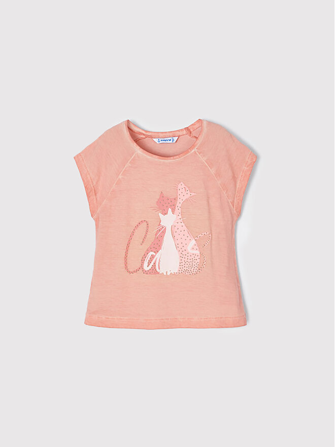 Mayoral Mayoral Camiseta 3043 Rosa Regular Fit