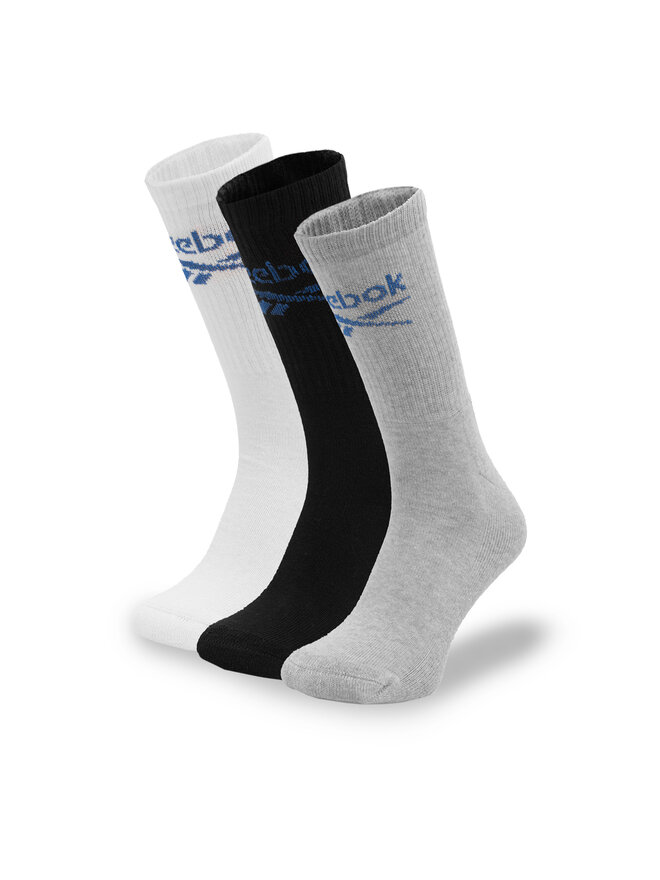 Reebok Zestaw 3 par wysokich skarpet unisex Reebok R0258-SS24 (3-pack) Kolorowy