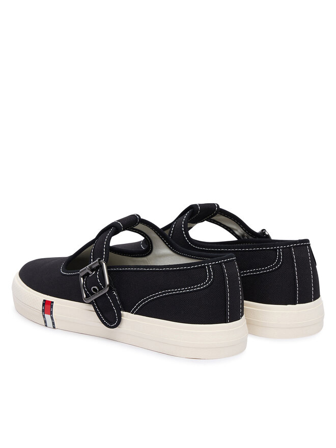 Tommy Jeans Sneakers aus Stoff Tommy Jeans Archive Y2K Mary Jane EN0EN03048 Schwarz