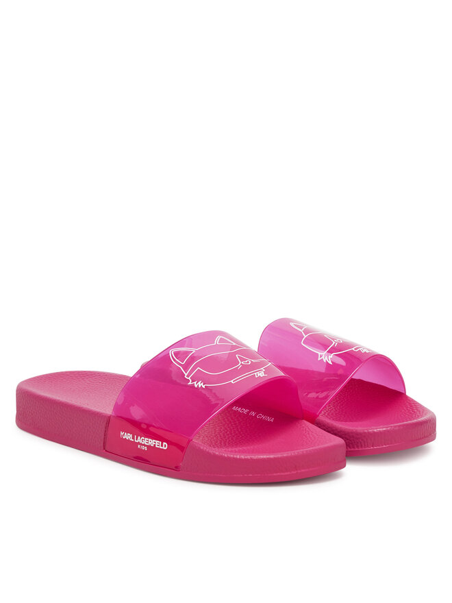 Karl Lagerfeld Kids Şlapi Karl Lagerfeld Kids Z30369 S Roz
