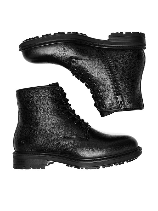 GINO ROSSI Schnürschuhe Gino Rossi RYAN-01 MI08 Schwarz