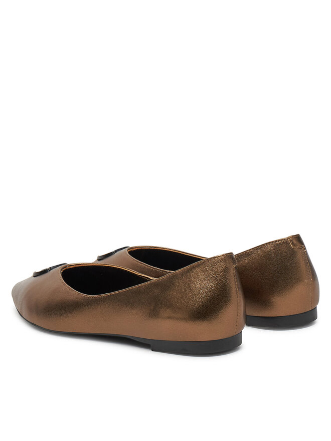 Eva Minge Ballerinas Eva Minge LEILA-SLT14086-1 Goldfarben