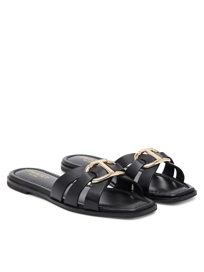 TWINSET Παντόφλες TWINSET 251TGT090 Μαύρο