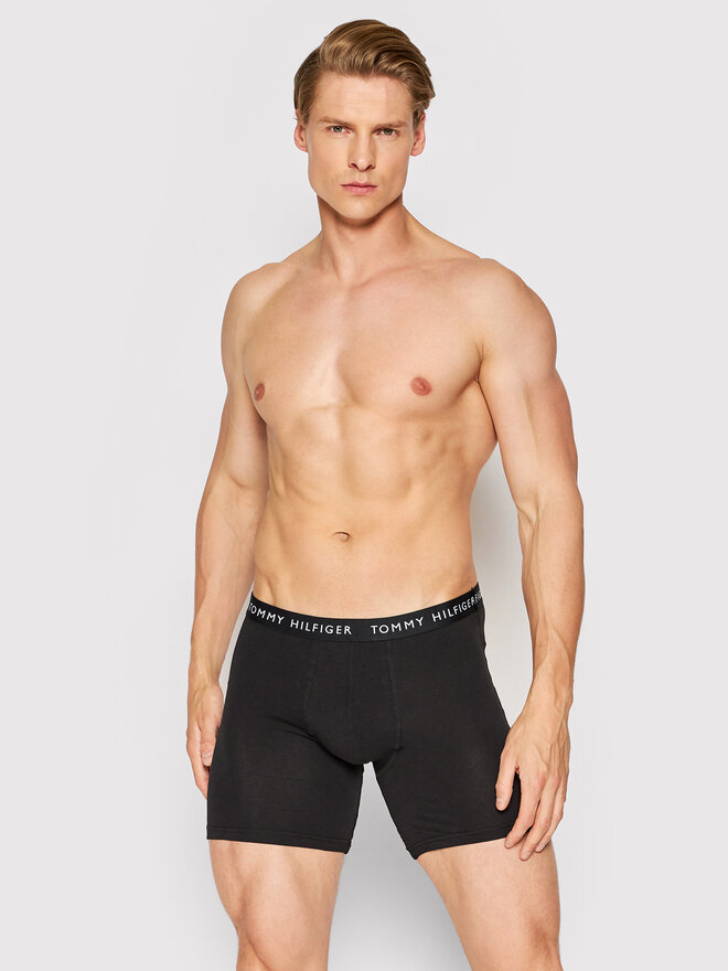 Tommy Hilfiger Tommy Hilfiger Set 3 parov boksaric 3p Boxer Brief UM0UM02204 Črna