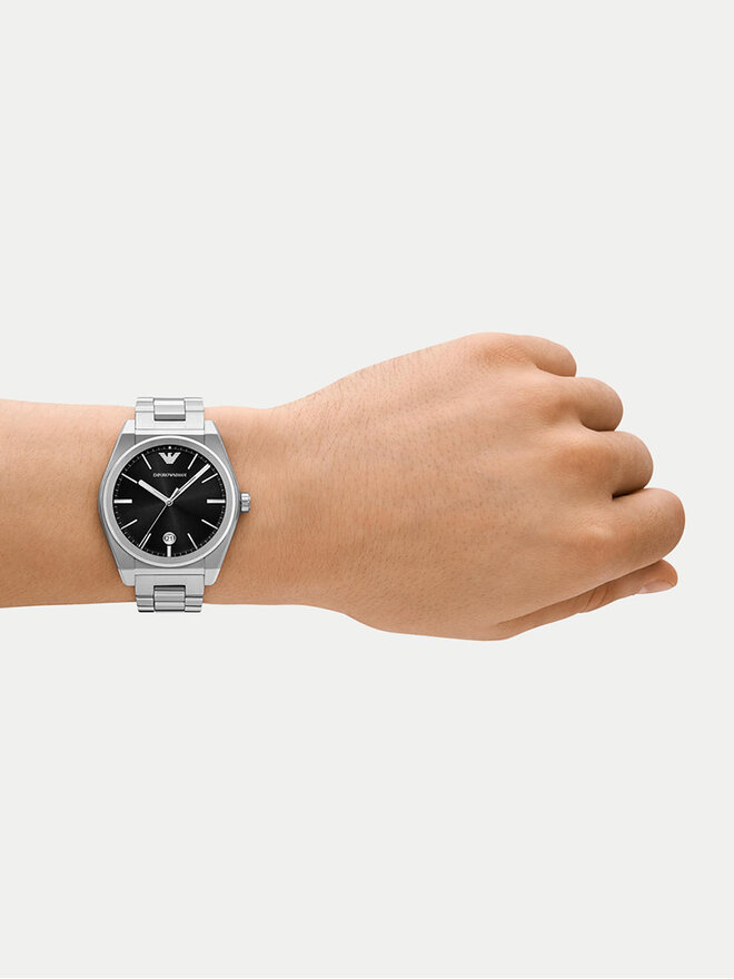 Emporio Armani Zegarek Emporio Armani Federico AR11622 Srebrny