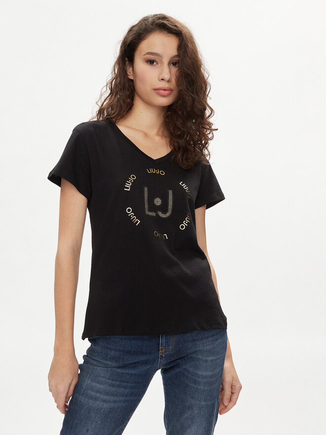 Liu Jo Liu Jo T-Shirt TA4137 J6040 Μαύρο Regular Fit