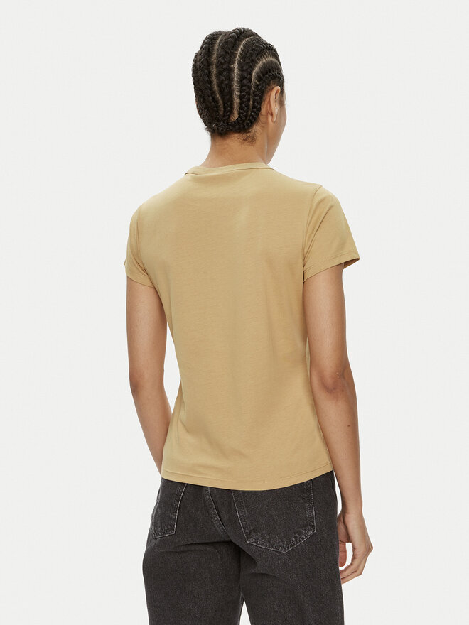 Calvin Klein Calvin Klein Camiseta Nano Logo K20K207212 Beis Slim Fit