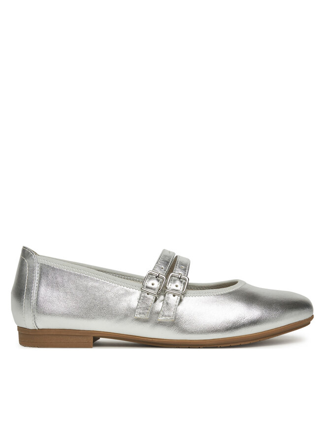 Jana Ballerinas Jana 8-22177-44 Silberfarben
