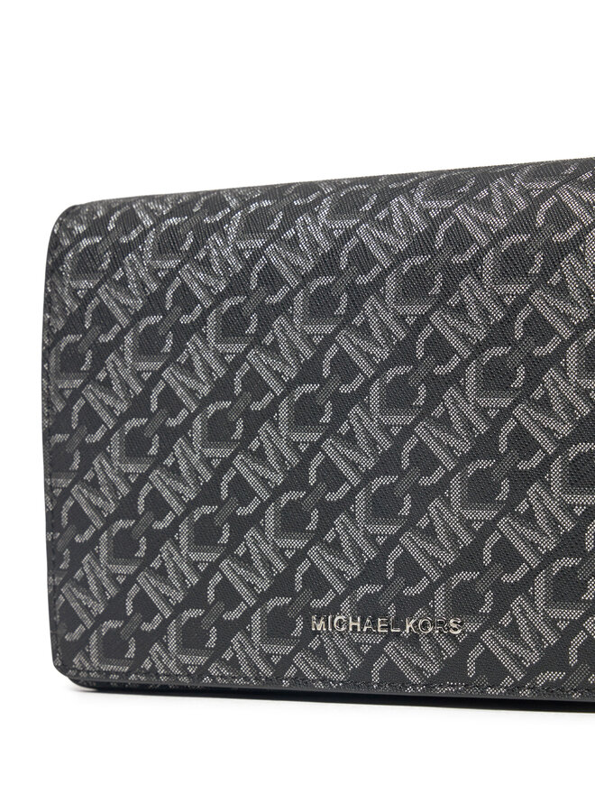 Michael Kors Ročna torba Michael Kors Jet Set 32F4SJ6C8B Črna