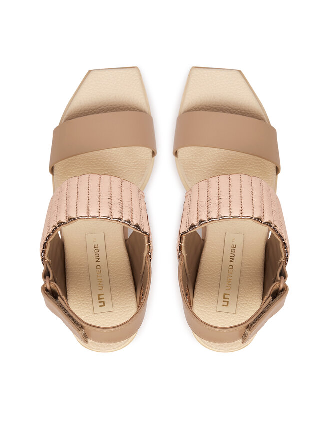 United Nude Босоніжки United Nude Delta Wedge Puffier 10988971188 Бежевий