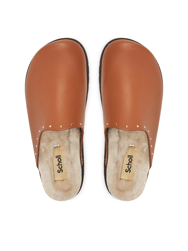 Scholl Natikači Scholl Fae Studs F30938 Rjava