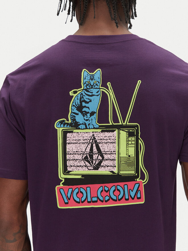 Volcom Volcom Marškinėliai Catv A3512552 Violetinė Classic Fit